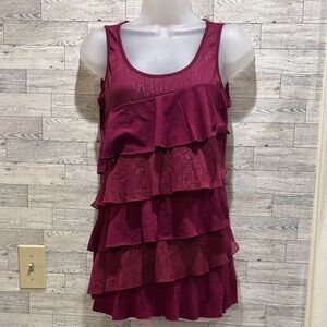 Studio Y Rich Burgundy Top